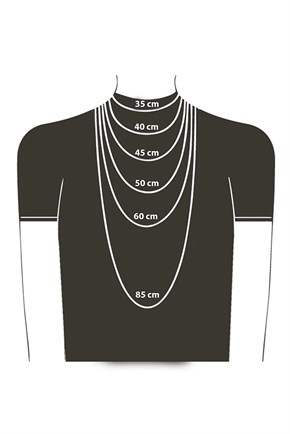 2'li Dikdörtgen - Küp Trend Erkek Kadın Kolye Seti 925 Ayar Gümüş Kaplama